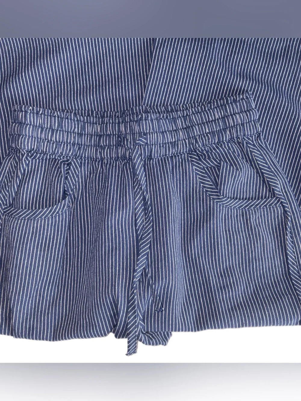 Free People Something Good Pull on Barrel Pants Navy Combo SMALL New With Tags